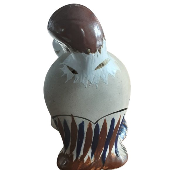 Vintage Tonala Mexican Pottery Cat Figurine. Signed. - Picture 3 of 6